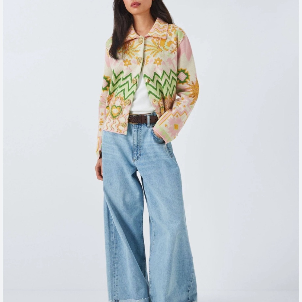 Hayley Menzies London Colorful Patterned Sweater - Picture 3 of 6